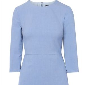 Banana Republic light blue fit and flare dress